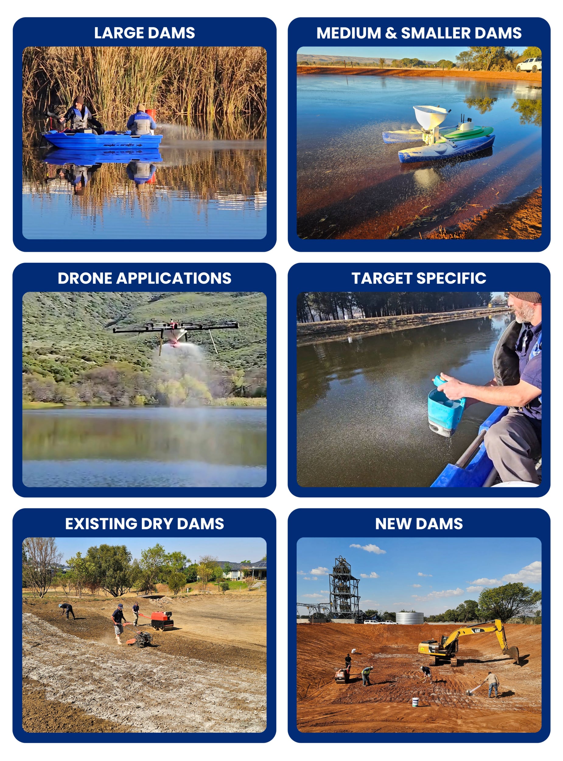 The DAMFIX Application Service - get the Pro's to seal your earth dam!