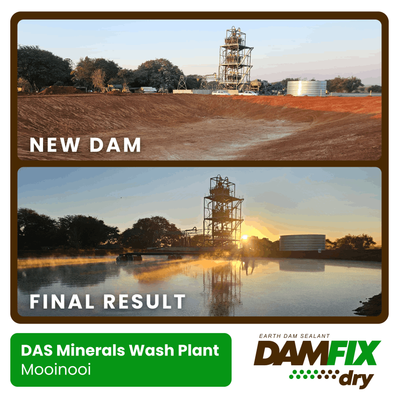 DAMFIX Wet - Before and After - DAS Minerals Wash Plant
