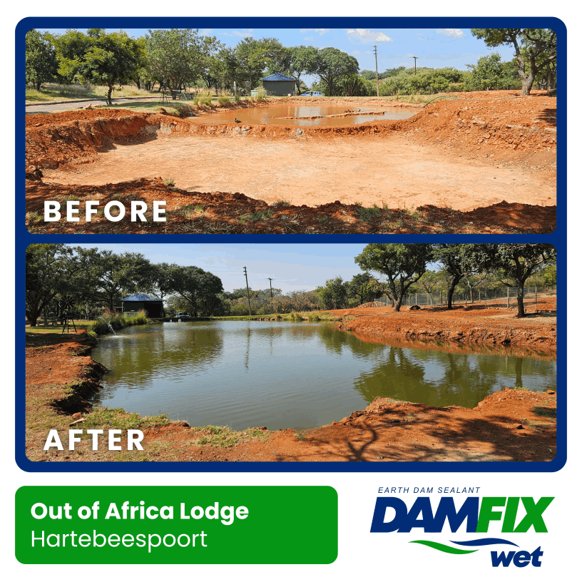 DAMFIX Wet - Before and After - Out Of Africa Lodge