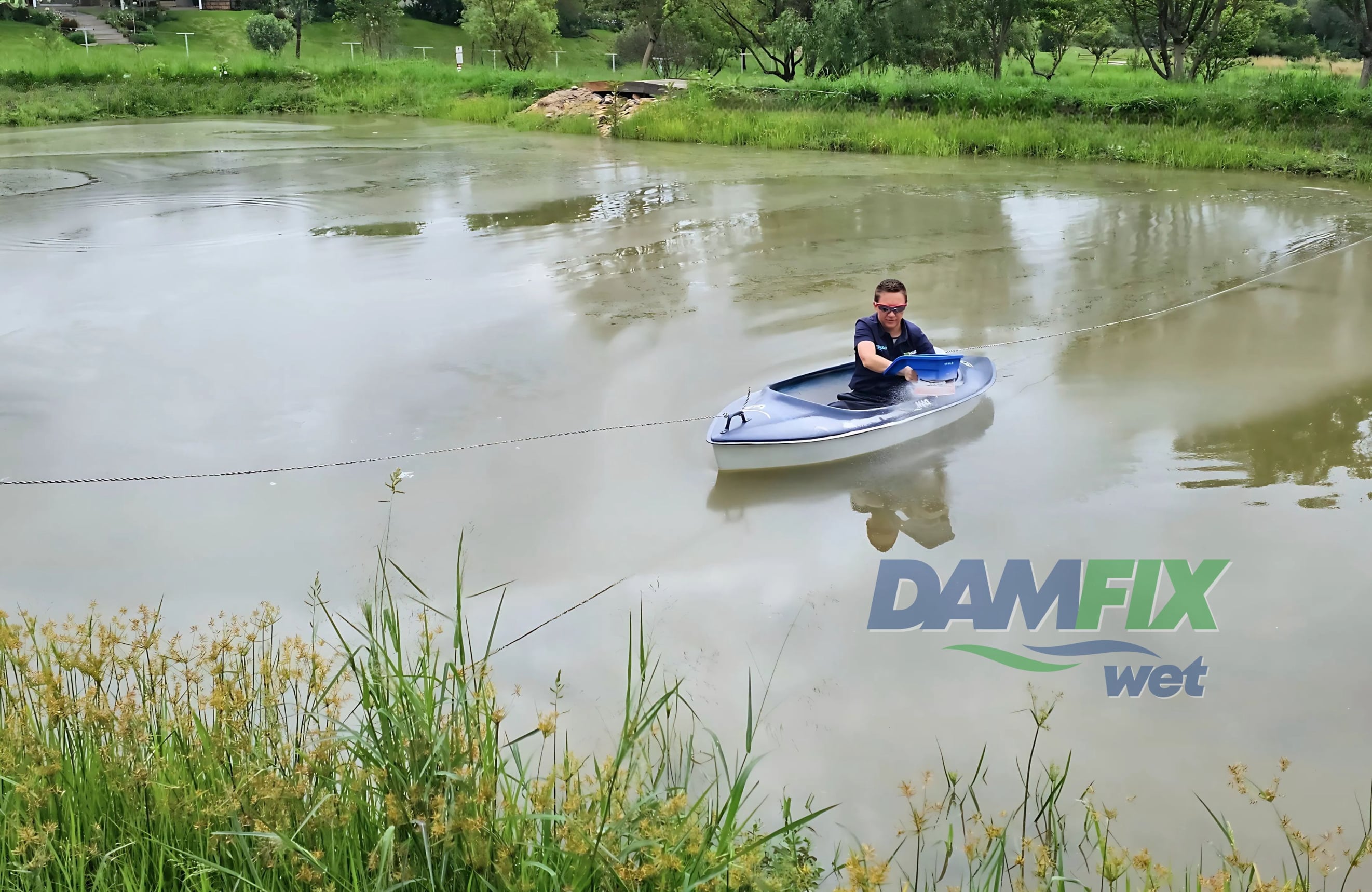 The dam seal you need to seal a dam is DAMFIX Wet